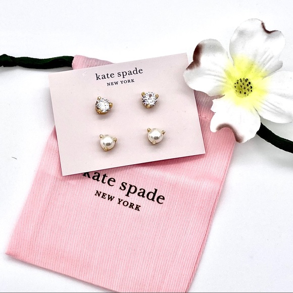 🎇HP🎇NWT Kate Spade Rise & Shine Earnings, Set of 2 - Picture 15 of 16